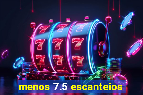 menos 7.5 escanteios